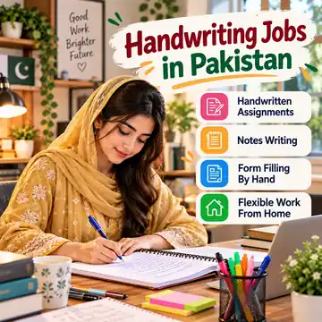 Handwriting Work in Pakistan example artwork
