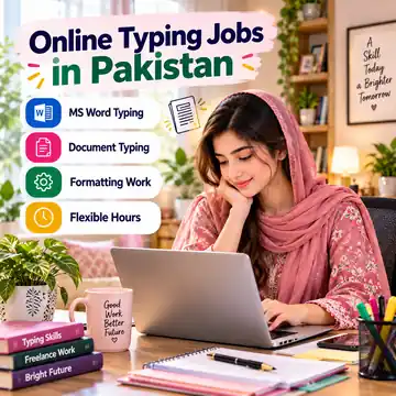 Online Typing Work in Pakistan example artwork