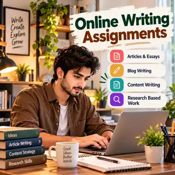 Online Writing Assignments example artwork